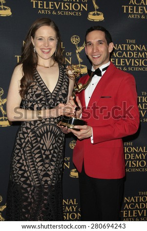 LOS ANGELES - APR 24: Jessica Carleton, Scott Gryder at The 42nd Daytime Creative Arts Emmy Awards Gala at the Universal Hilton Hotel on April 24, 2015 in Los Angeles, California