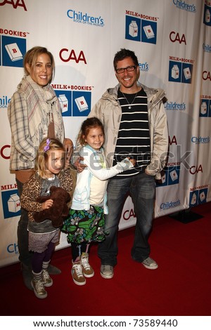 LOS ANGELES - MAR 20:  Stefan Lessard and family arriving at the Milk + Bookies Story Time Celebration on March 20, 2011 in Los Angeles, CA.