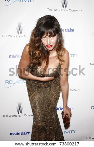 BEVERLY HILLS, CA - JAN 16:  Paz De La Huerta arrives at the Weinstein Golden Globes Party at the Beverly Hills Hilton, California on January 16, 2011 in Beverly Hills, CA.