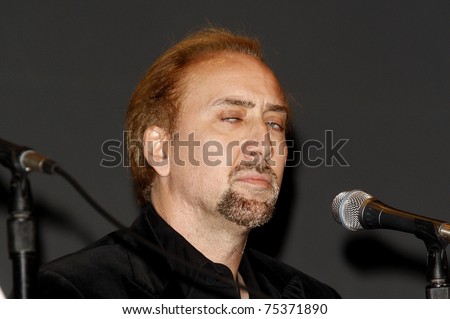 SAN DIEGO - JUL 23:  Nicholas Cage at a panel for the movie \