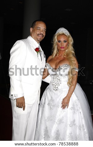 LOS ANGELES - JUN 3: Ice-T and Coco at a ceremony where Ice-T and Coco renew their wedding vows at the W Hotel in Los Angeles, California on June 3, 2011.
