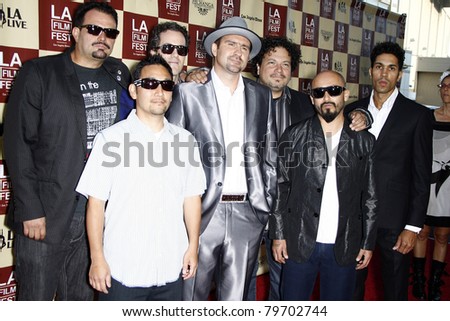 LOS ANGELES - JUN 21: The Band Ozomotli at \'A Better Life\' World Premiere Gala Screening at the 2011 Los Angeles Film Festival at Regal Cinemas L.A. LIVE in Los Angeles, California on June 21, 2011