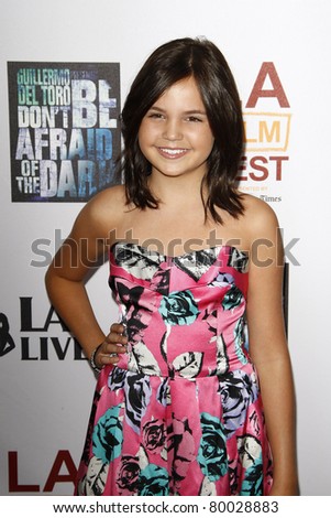 LOS ANGELES, CA - JUN 26: Bailee Madison at the premiere of \'Don\'t Be Afraid Of The Dark\' held at the Regal Cinemas L.A. Live in Los Angeles, California on June 26, 2011.