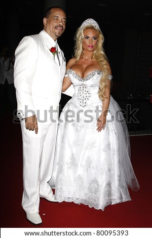 LOS ANGELES - JUNE 3: Ice-T and Coco at a ceremony where Ice-T and Coco renew their wedding vows at the W Hotel in Los Angeles, California on June 3, 2011.