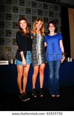 SAN DIEGO - JUL 22: Lake Bell; Malin Akerman; Megan Mullaly at a press event for 'Children's Hospital' during Comic-Con in San Diego, California on July 22, 2011