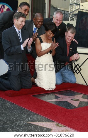 LOS ANGELES, CA - MAR 20: Rick Fox, Forest Whitaker attend a ceremony where Angela Bassett receives a star on the Hollywood Walk of Fame in Los Angeles, CA on March 20, 2008