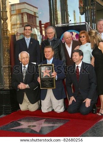 LOS ANGELES - APR 10: Regis Philbin at a ceremony where Regis Philbin receives the 2222th star in Los Angeles, California on April 10, 2003