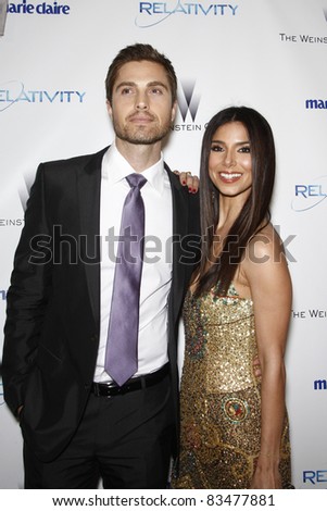 BEVERLY HILLS - JAN 16: Eric Winter, Roselyn Sanchez at The Weinstein Company And Relativity Media's 2011 Golden Globe Awards Party in Beverly Hills, California on January 16, 2011