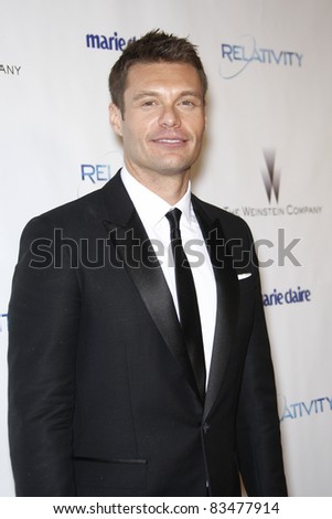 BEVERLY HILLS - JAN 16: Ryan Seacrest at The Weinstein Company And Relativity Media\'s 2011 Golden Globe Awards Party in Beverly Hills, California on January 16, 2011