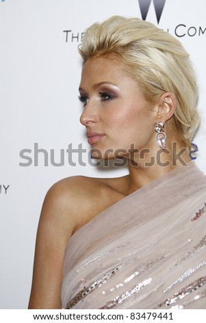 BEVERLY HILLS - JAN 16: Paris Hilton at The Weinstein Company And Relativity Media\'s 2011 Golden Globe Awards Party in Beverly Hills, California on January 16, 2011