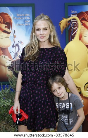 LOS ANGELES - AUG 27: Monet Mazur at the premiere of Walt Disney Studios' 'The Lion King 3D' on August 27, 2011 in Los Angeles, California