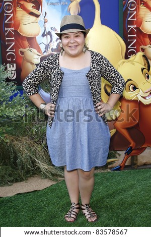 LOS ANGELES - AUG 27: Raini Rodriguez at the premiere of Walt Disney Studios\' \'The Lion King 3D\' on August 27, 2011 in Los Angeles, California