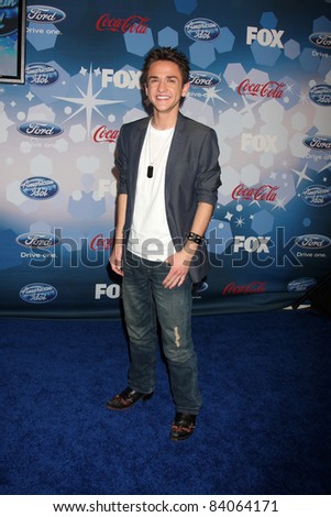 LOS ANGELES - MAR 11: Aaron Kelly American Idol Top 12 Party for Season 9 held at the Industry Club on March 11, 2010 in Los Angeles, California