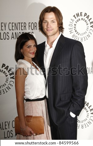 stock photo : BEVERLY HILLS - MAR 13: Jared Padalecki, wife Genevieve ... stock photo : BEVERLY HILLS - MAR 13: Jared Padalecki, wife Genevieve ...