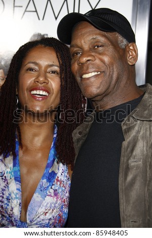 LOS ANGELES - APR 12: Danny Glover and wife at the World Premiere of \'Death At A Funeral\' held at the Arclight Theater in Los Angeles, California on April 12, 2010