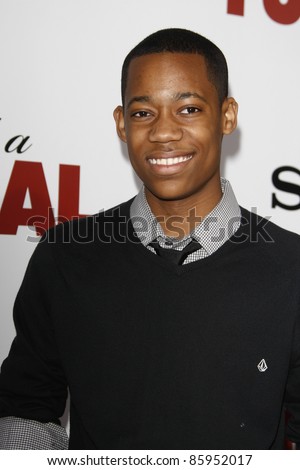 LOS ANGELES - APR 12: Tyler J Williams at the World Premiere of \'Death At A Funeral\' held at the Arclight Theater in Los Angeles, California on April 12, 2010