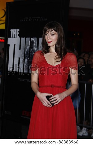 LOS ANGELES, CA - OCT 10: Mary Elizabeth Winstead at the premiere of Universal Pictures\' \'The Thing\' at Universal Studios Hollywood on October 10, 2011 in Universal City, Los Angeles, California