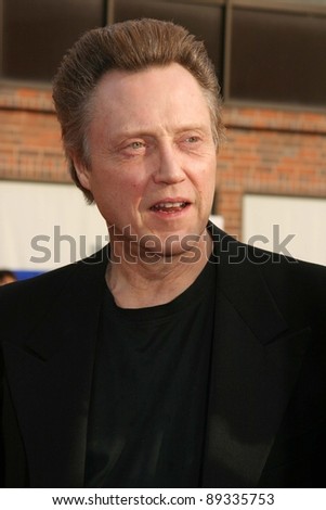 LOS ANGELES - APRIL 18: Christopher Walken at the \'Man On Fire\' premiere on April 18, 2004 in Westwood, Los Angeles, California