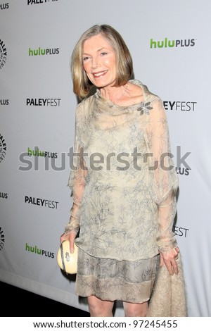 LOS ANGELES, CA - MAR 9: Susan Sullivan at The Paley Center For Media\'s PaleyFest 2012 honoring \'Castle\' at the Saban Theater on March 9, 2012 in Beverly Hills, California