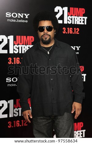 LOS ANGELES, CA - MAR 13: Ice Cube at the premiere of Columbia Pictures \'21 Jump Street\' held at Grauman\'s Chinese Theater on March 13, 2012 in Los Angeles, California