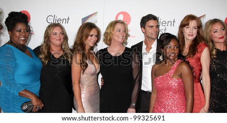 LOS ANGELES - APRIL 4:  Client List Cast Rebecca Field, Jennifer Love Hewitt, Cybill Shepherd at the \
