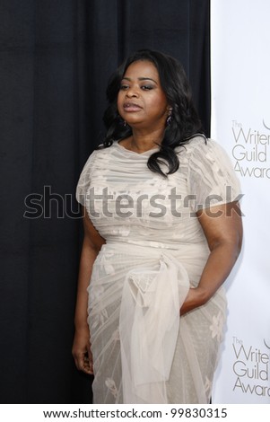 LOS ANGELES, CA - FEB 19: Octavia Spencer at the 2012 Writers Guild Awards at The Hollywood Palladium on February 19, 2012 in Los Angeles, California