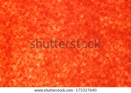 close up of red felt sheet