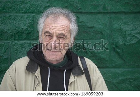 portrait of an old italian man