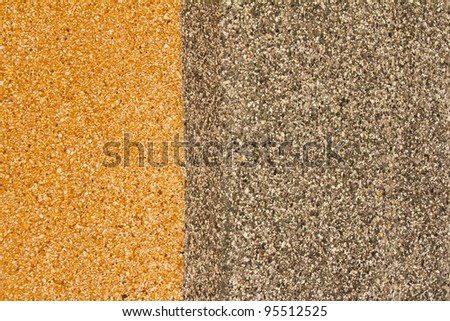 Walls of marble scale. Marble walls are yellow and black chips.