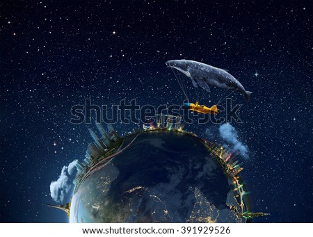 Take me to the dream - Extremely detailed image including elements furnished by NASA.