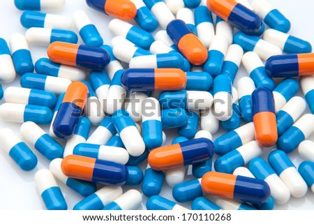 capsules medical colors for health