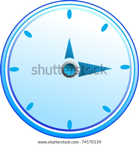 Clock Cartoon Vector Illustration - 74570134 : Shutterstock