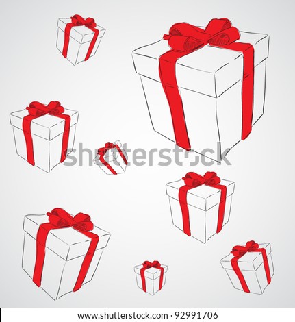 Gift Box Cartoon