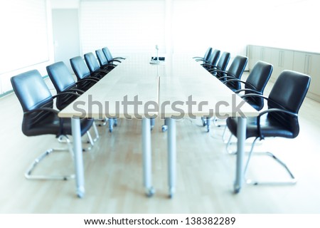 Corporate Office Chairs In A Boardroom