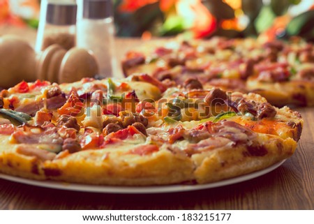 Pizza.Italian cuisine