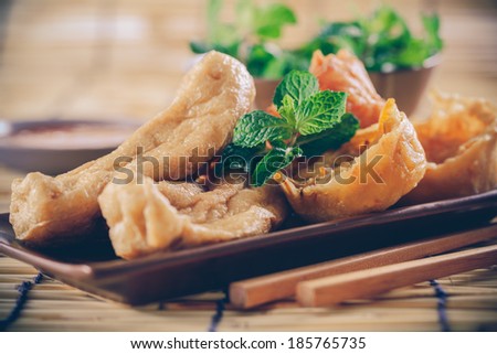Fried tofu ,Chinese cuisine