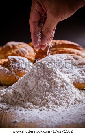 Cooking flour and bread