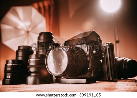 Professional photographic gear