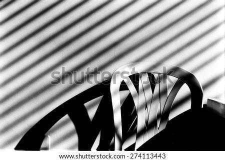 shadows and patterns in black and white