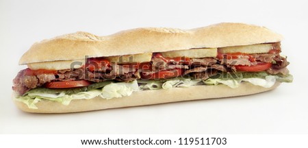 doner kebab sandwich