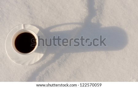 Coffee in the Snow