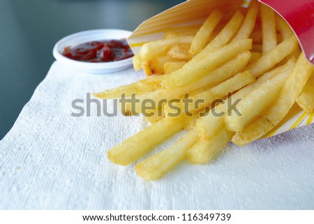 French Fries potatoes fast food