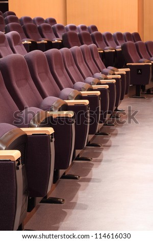 Rows Of Chairs In Auditorium