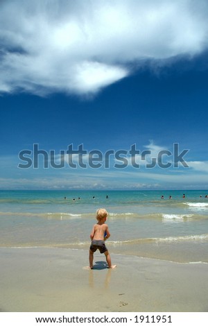 Child Standing Alone