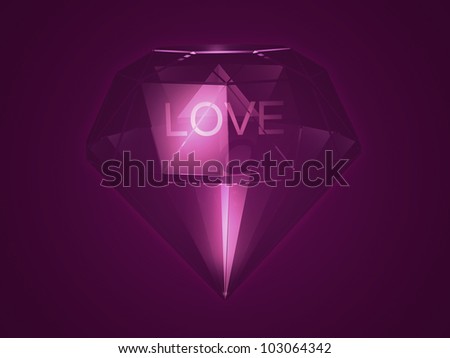 love; diamond; pink diamond;