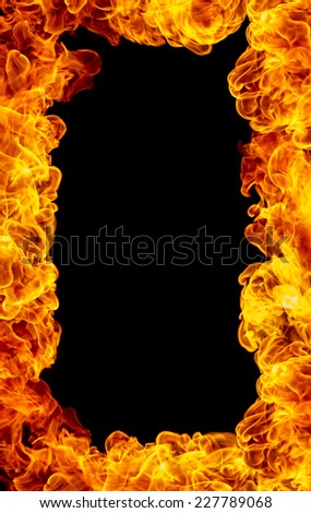 Fire Frame. Fire is the rapid oxidation of a material in the exothermic chemical process of combustion.