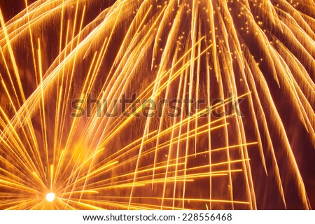 Fireworks are common in various cultural and religious celebrations worldwide.