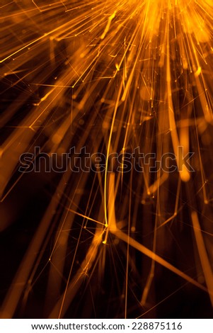Yellow sparks background