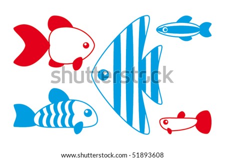 Clipart Fish Tank. aquarium clip art set