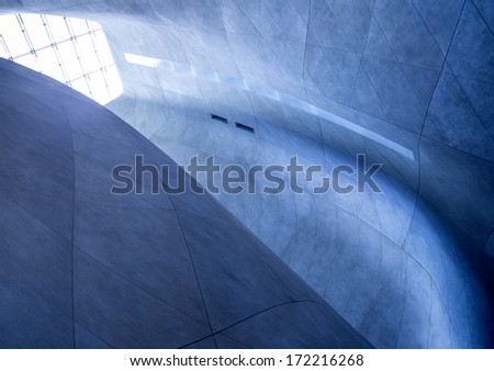 abstract background, futuristic building